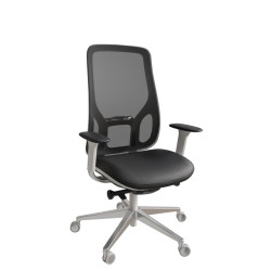 Eman finition blanche dossier résille