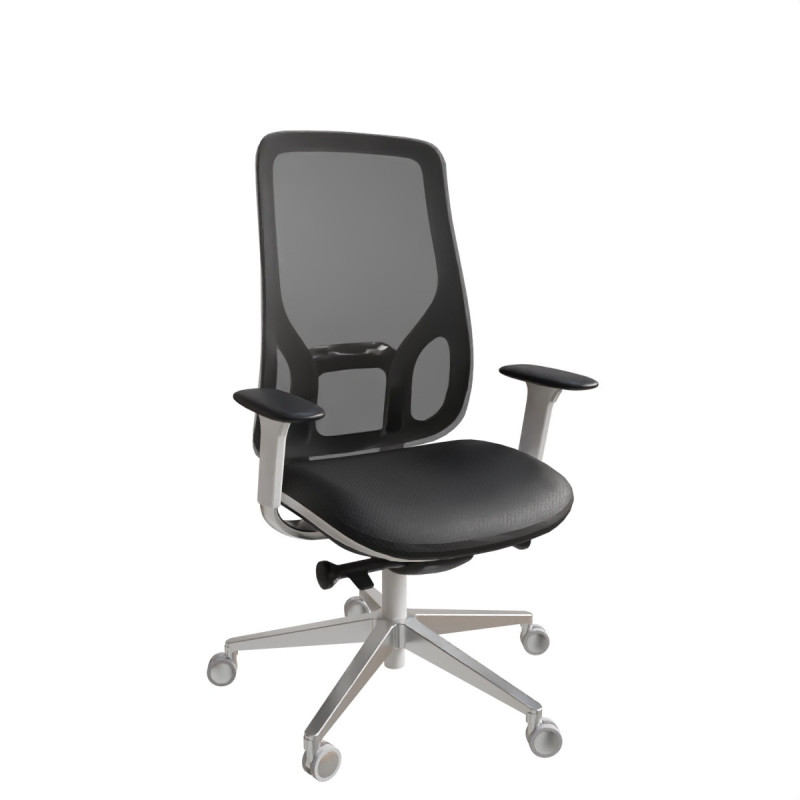 Eman finition blanche dossier résille